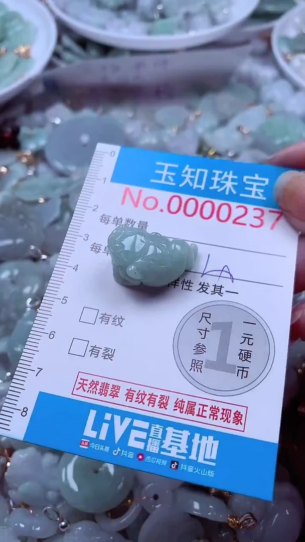 吊坠(不含链)未镶嵌翡翠237