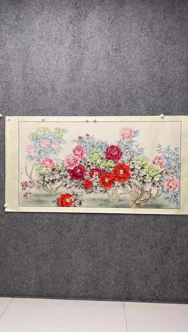 国画高喜占-12平尺-国画