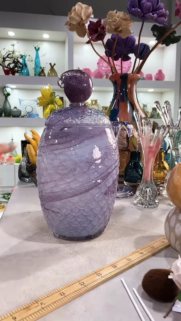 l*l慕忆家手作琉璃花瓶