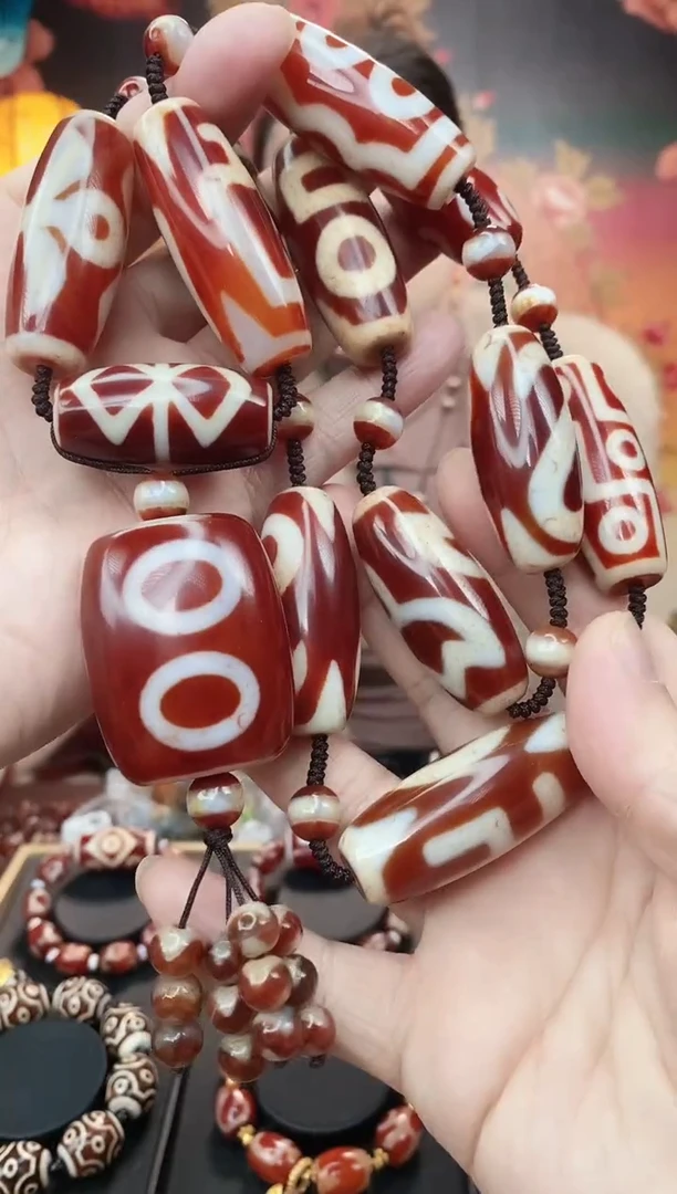 【闪购商品】玛瑙/玉髓毛衣链未镶嵌玛瑙多图腾毛衣链