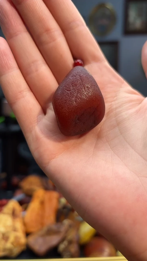 琥珀颈饰未镶嵌吊坠