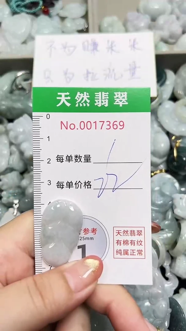 翡翠未镶嵌吊坠(不含链)7369
