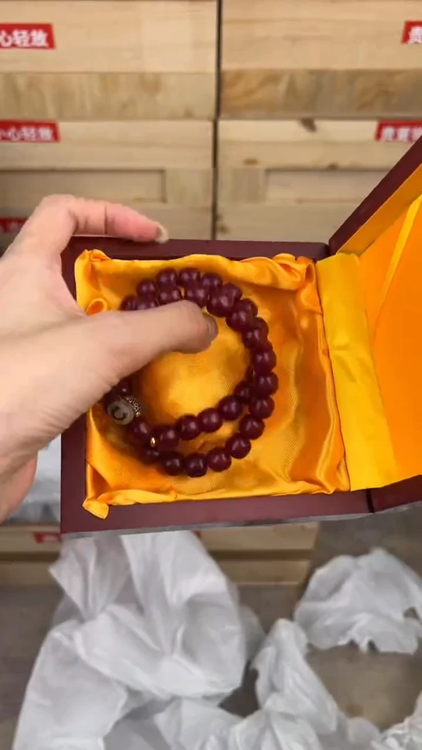 大唐红文玩阁天珠红玉菩提提链接@@YS895