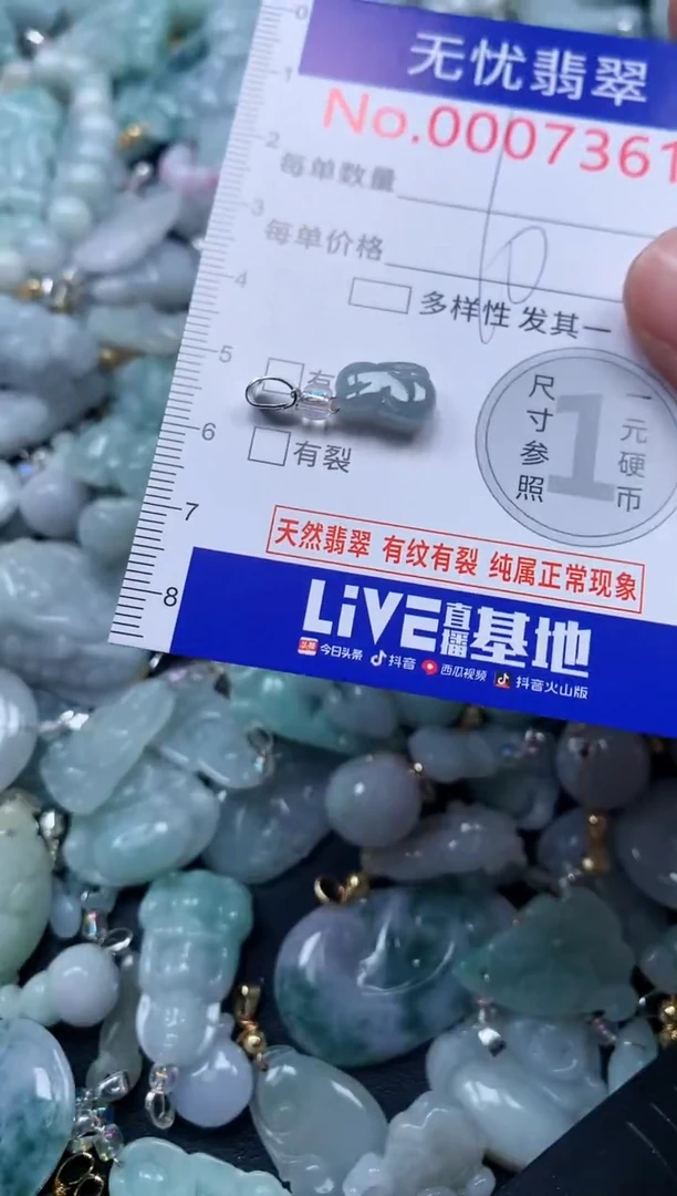 颈饰未镶嵌翡翠7361