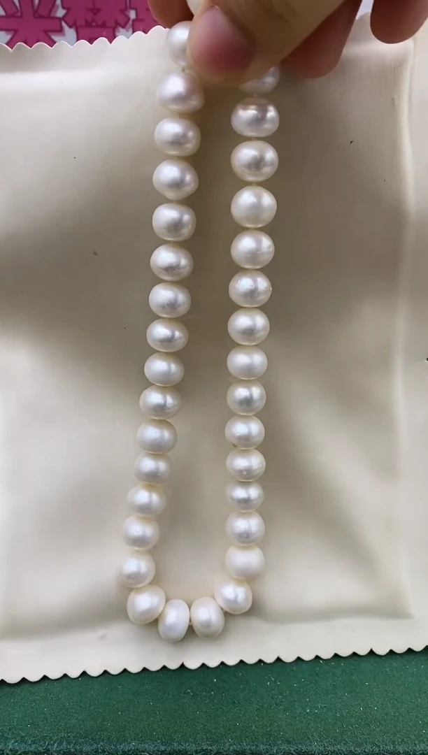 颈饰银S925镶嵌淡水珍珠12-13 无核