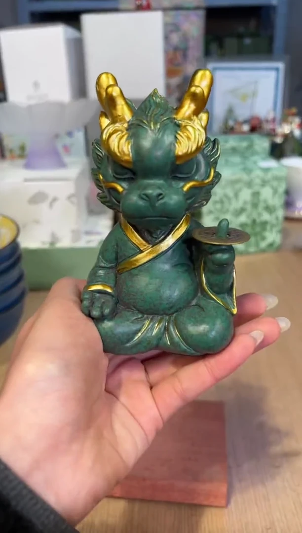 【闪购商品】杯5暴富龙茶宠（绿）