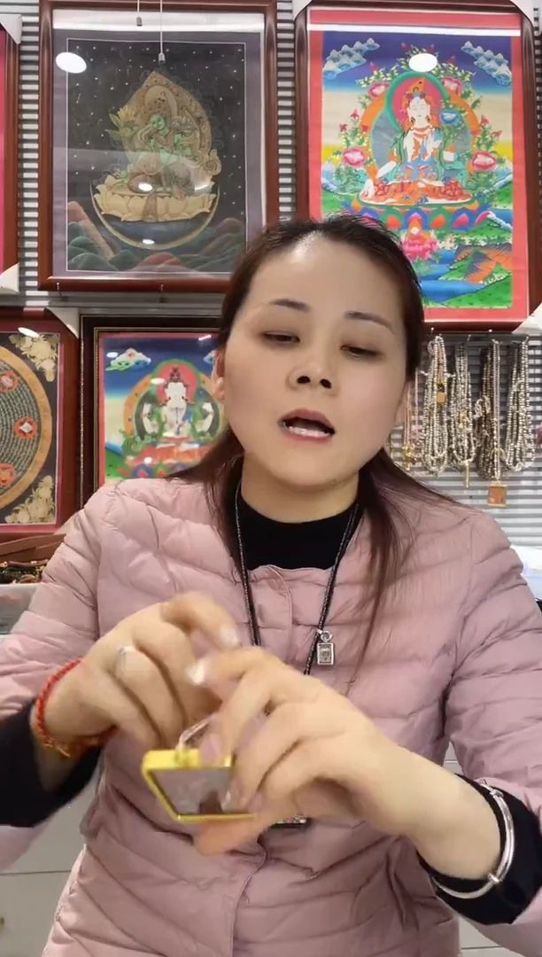 手链纯手绘唐卡（非质量问题不退不换）五路