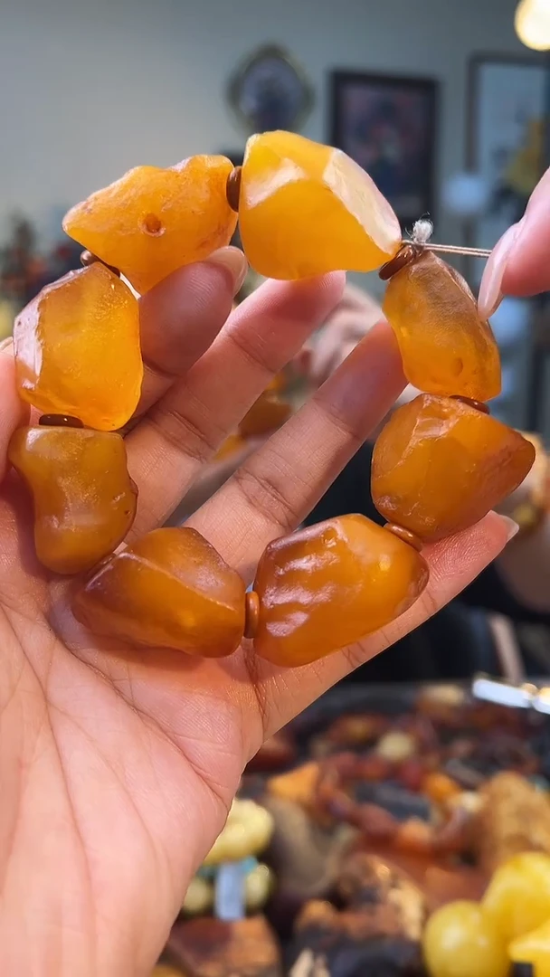 手串琥珀未镶嵌手串