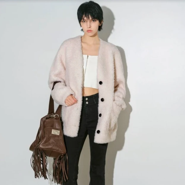 UX2024冬季新款羊羔绒外套