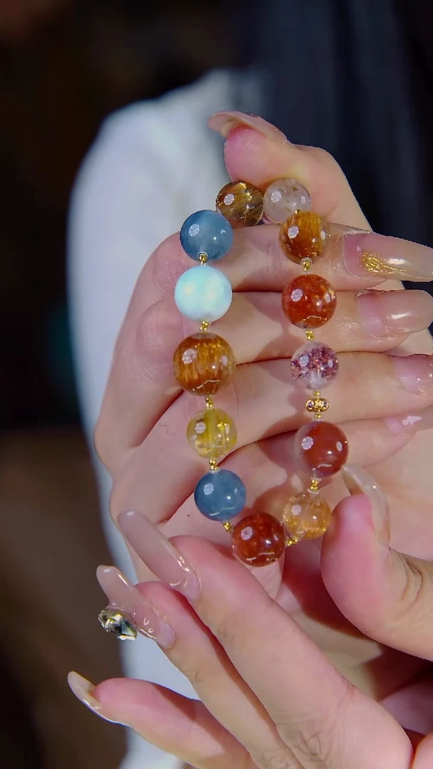 未镶嵌手链水晶宫廷风多宝