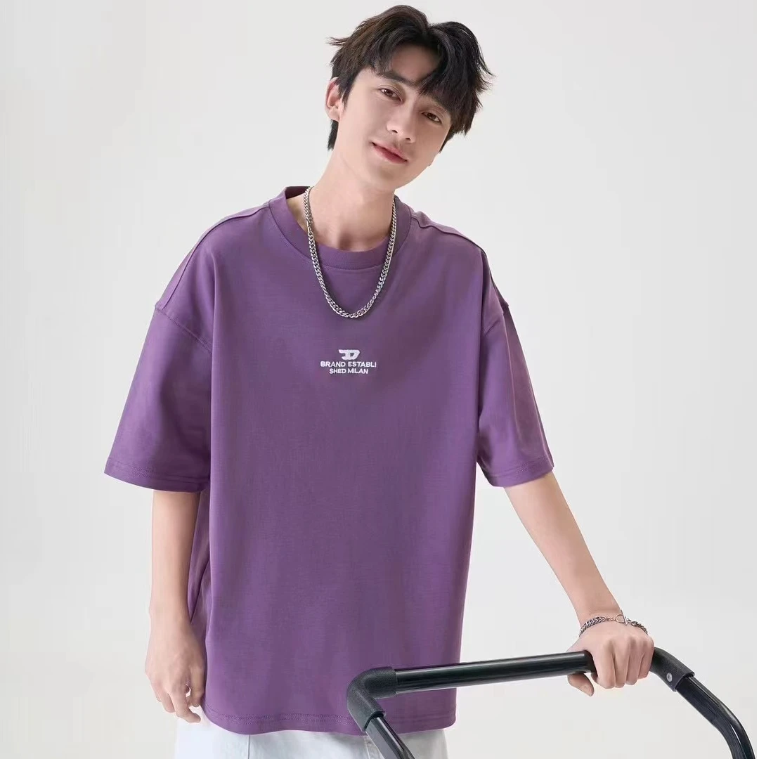 Y50-105夏季中大童半袖T恤青少年装短袖休闲宽松上衣