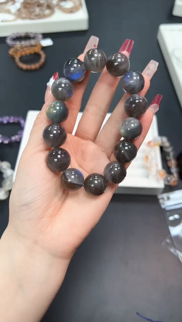 【闪购商品】长石手串未镶嵌48A3多样性发其一1条默认微瑕