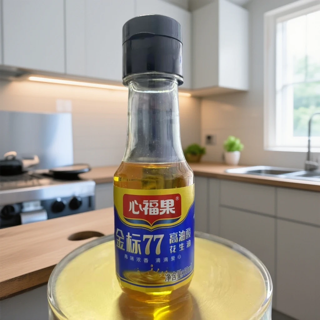 品鉴心福果77% 高油酸纯正花生油60ml