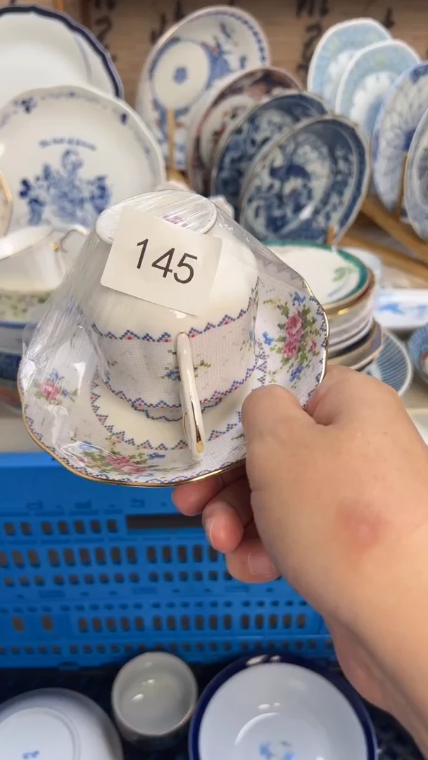 鲨*手工釉下彩绘陶瓷145