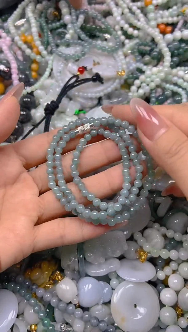 翡翠未镶嵌颈饰闪购0144510