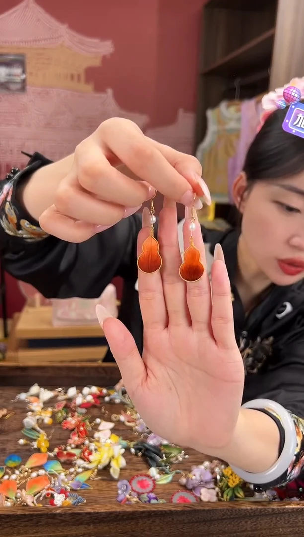 【闪购商品】刺绣苏绣世家非遗手工（耳环）