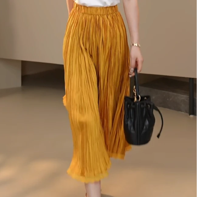 AMASS/阿玛施25新款碎花伞裙新款飘逸感质感松紧腰长裙5200320