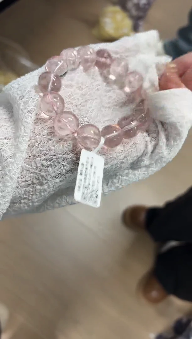 未镶嵌手链水晶MJJXL471714冰粉菠萝珠手串14+