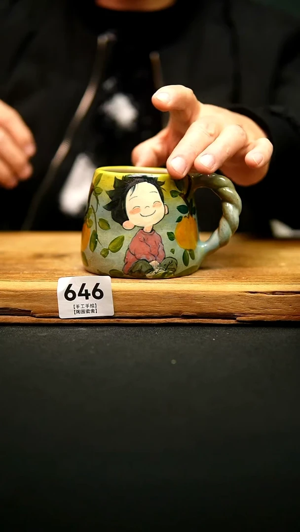 @@陶园瓷舍@@纯手工手绘@高温釉下彩