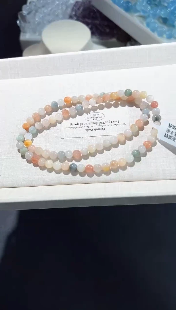 未镶嵌手串水晶75o多样性发其一【1条】默认微瑕6mm