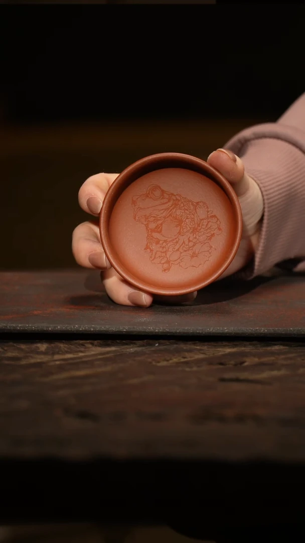 茶壶紫砂金叉普洱杯