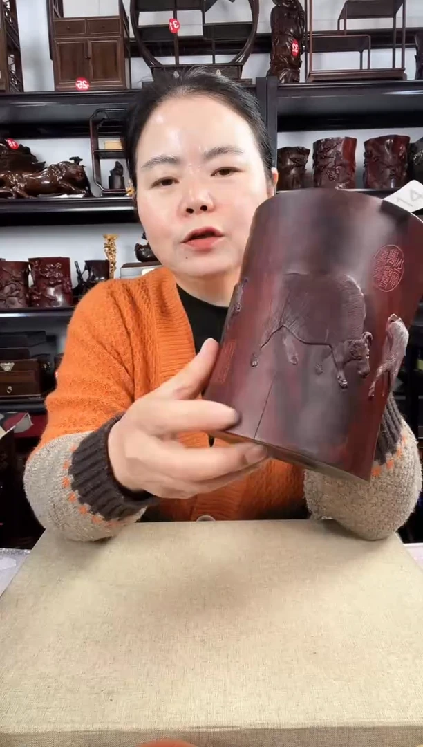 木714瑕疵老李红木工艺品