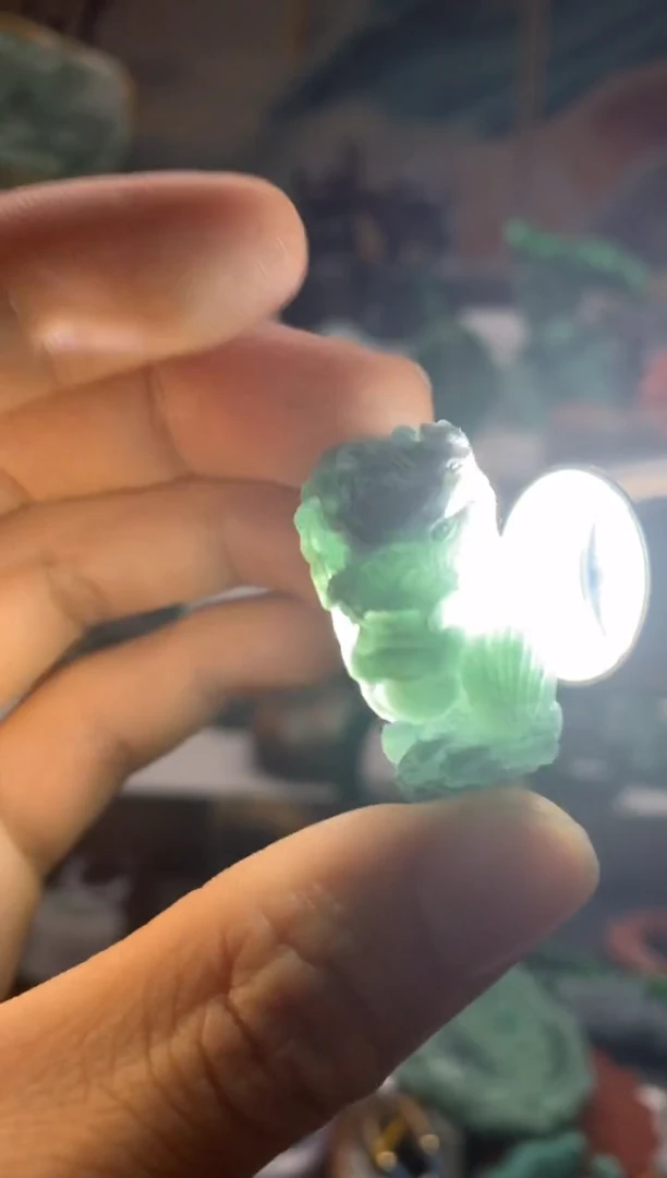 颈饰未镶嵌翡翠天然A货翡翠