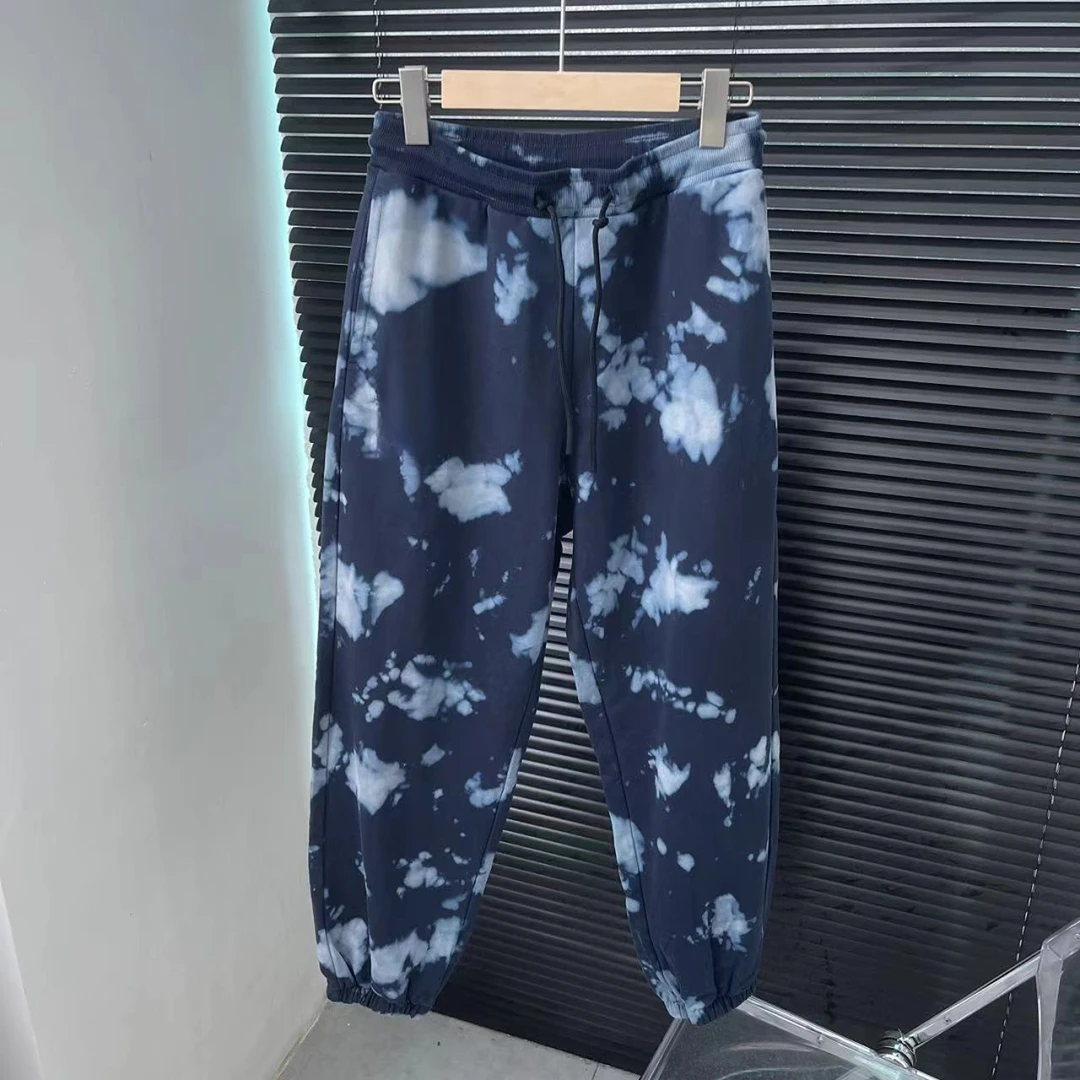 专属 情侣款扎染休闲卫裤 719019 DM24D925