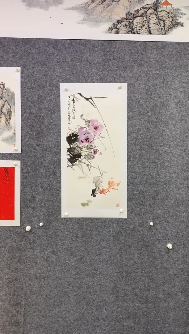 国画尚定固国画作品