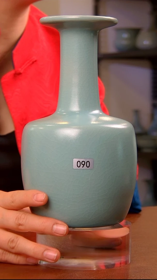 【闪购商品】瓷片090盘口折肩瓶..........