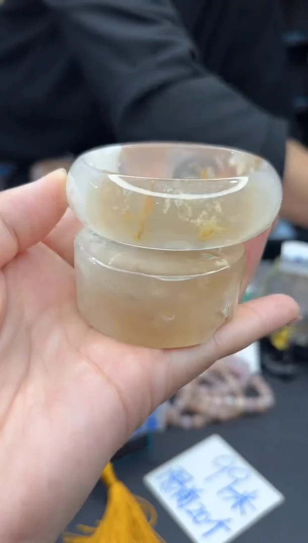 【闪购商品】石英质玉手镯未镶嵌854（54圈赠送镯心）