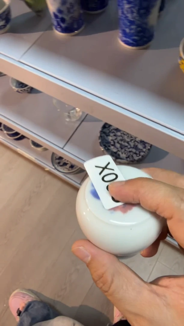 瓷片兰*X058家庭瓷器日用摆件瑕疵