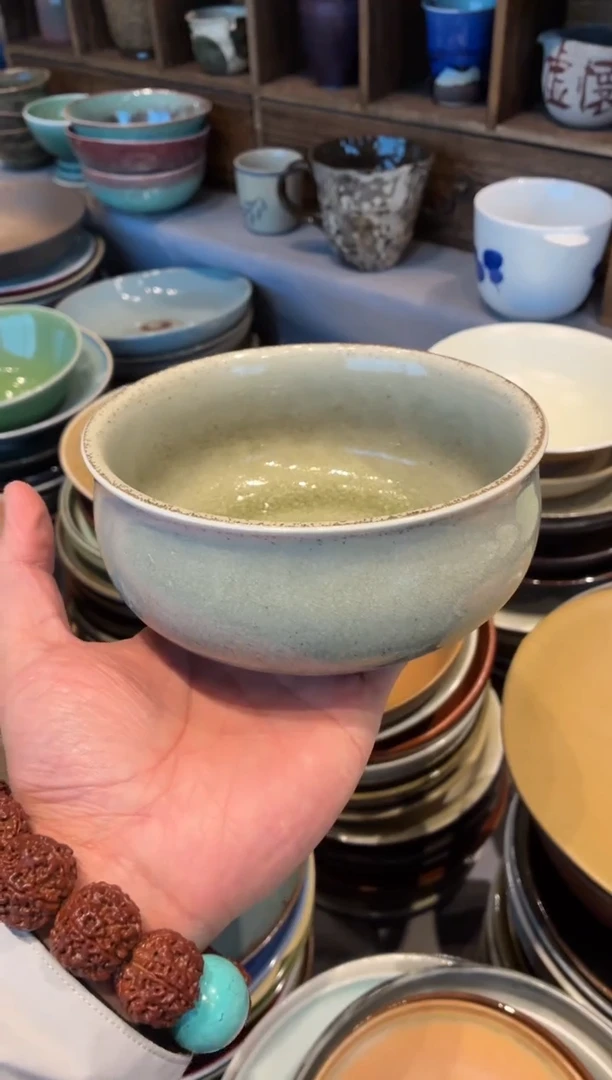 瓷片全量 6寸玻化绿钵碗