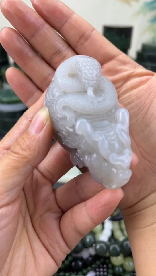 未镶嵌和田玉珠宝半成品玄武