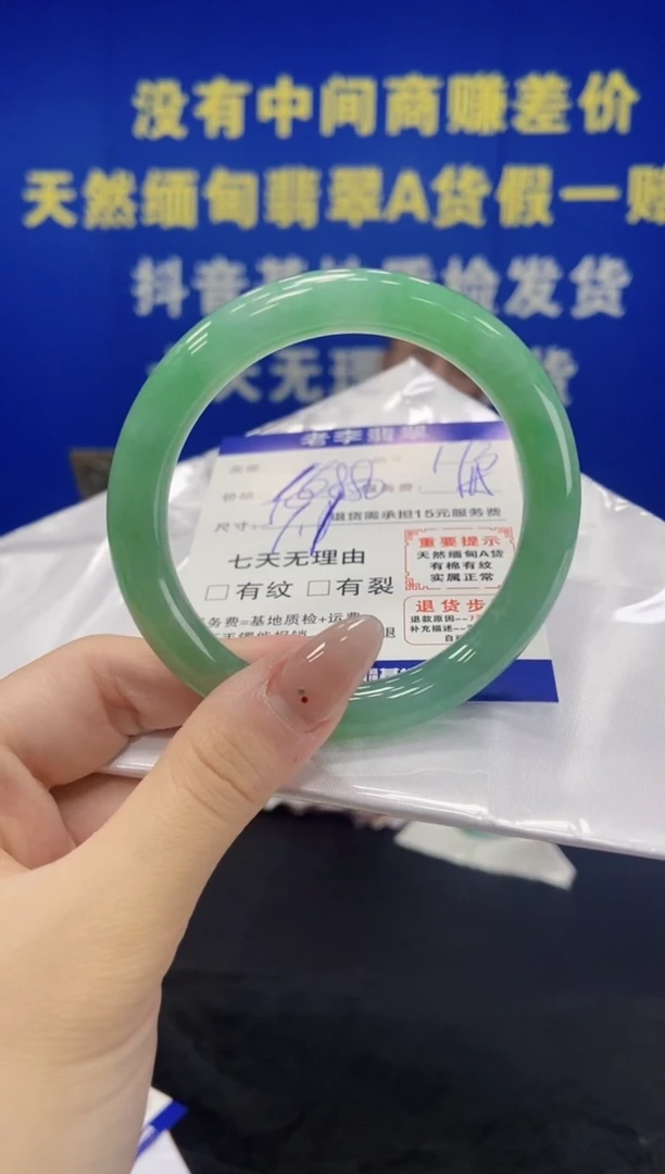 未镶嵌手镯（圆镯）翡翠翡翠手镯单样发一173