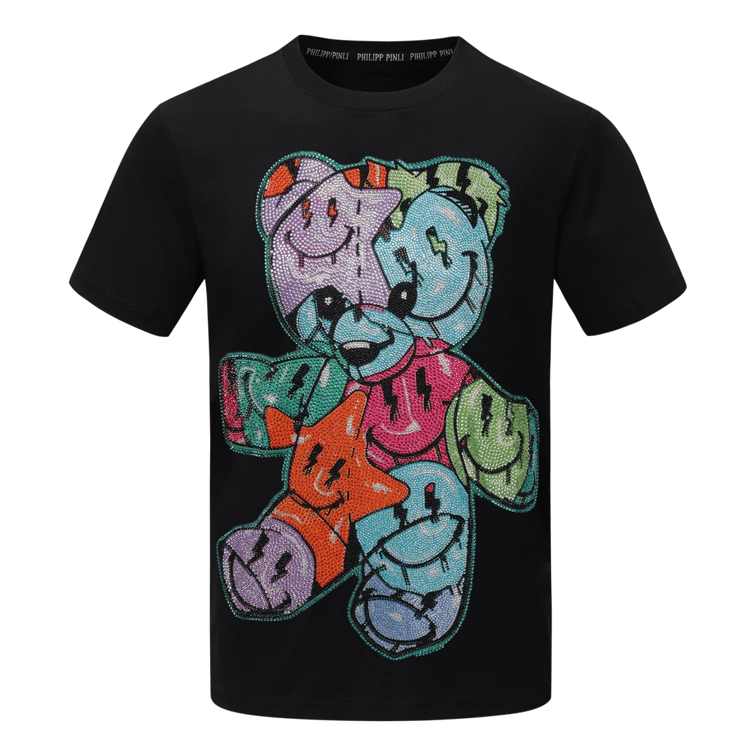 PHILIPP PINLI PP正品 25新款【A01-A20】圆领衣服集合链接男款透气