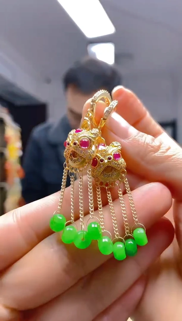 【闪购商品】翡翠耳饰合金0322翡翠耳包