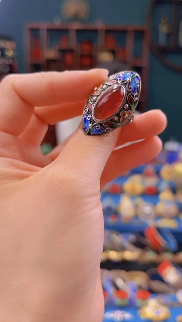 非遗技艺 花丝镶嵌戒指