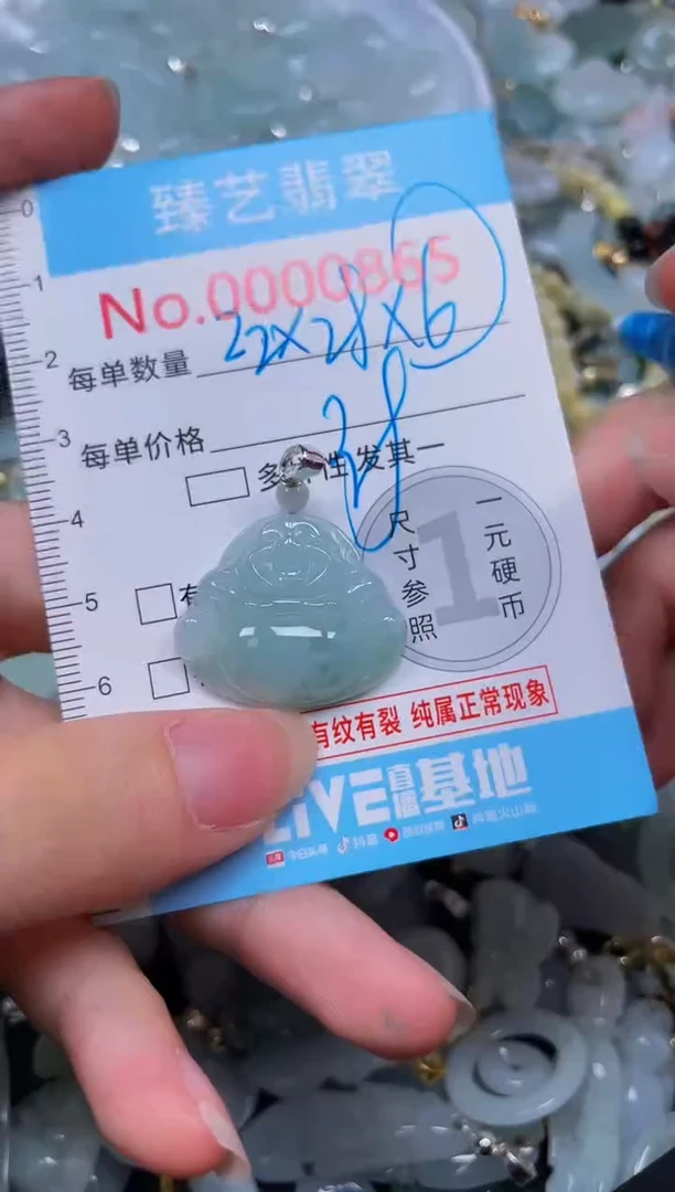 吊坠(不含链)未镶嵌翡翠865