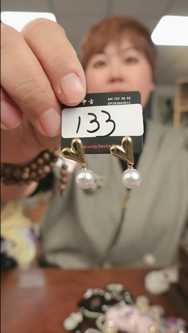 非金属布艺耳饰