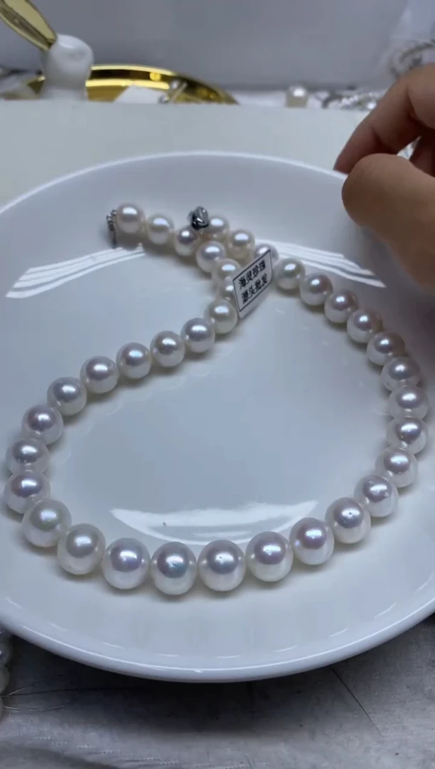 淡水珍珠未镶嵌颈饰11-12