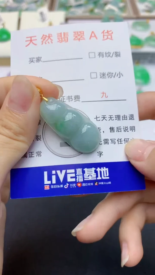 翡翠未镶嵌颈饰天然缅甸A货翡翠