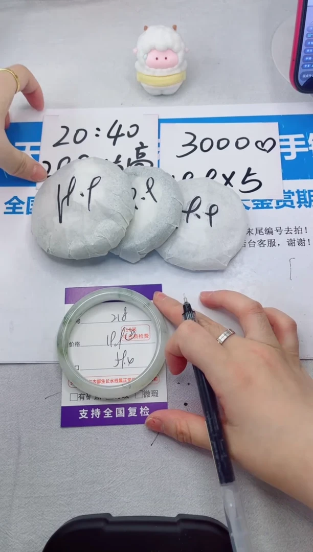 【闪购商品】石英质玉手镯合金218-59.4