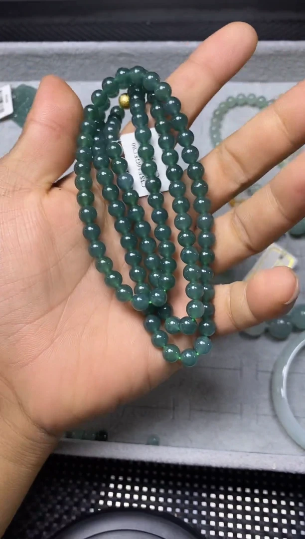 未镶嵌定制翡翠项链