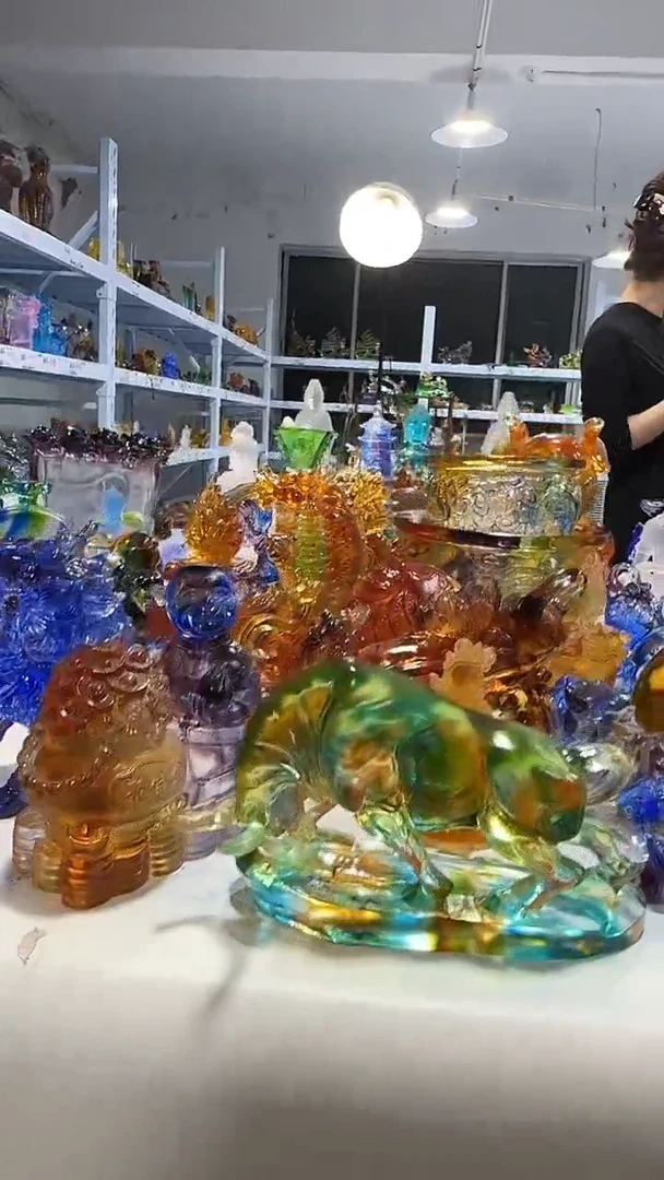 手工艺品琉璃702微瑕正宗纯手工古法琉璃 假一罚十