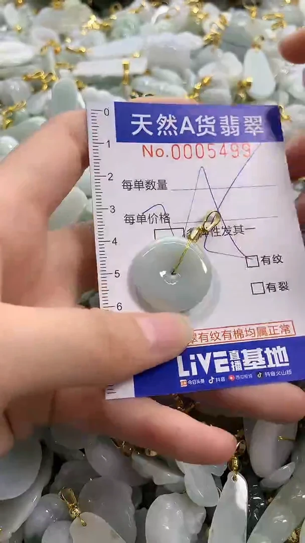 颈饰未镶嵌翡翠天然A货翡翠