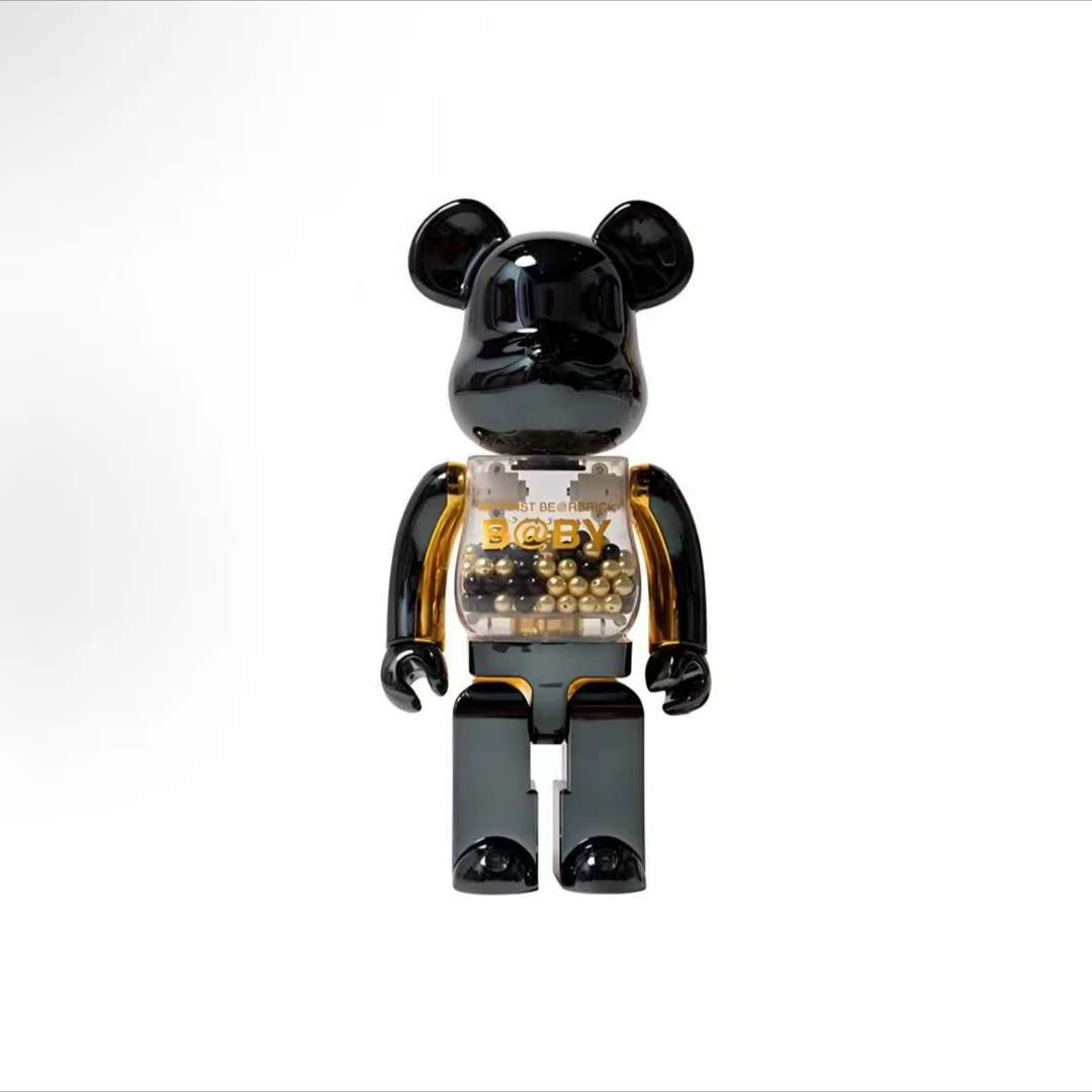 bearbrick积木熊 黑金千秋 1000%