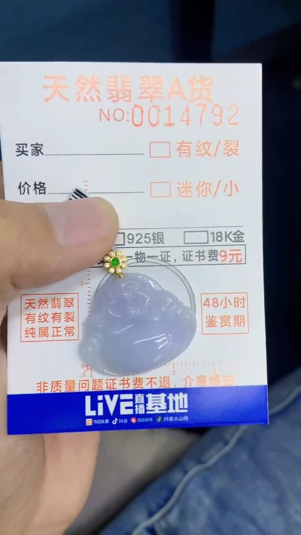 翡翠未镶嵌颈饰             1