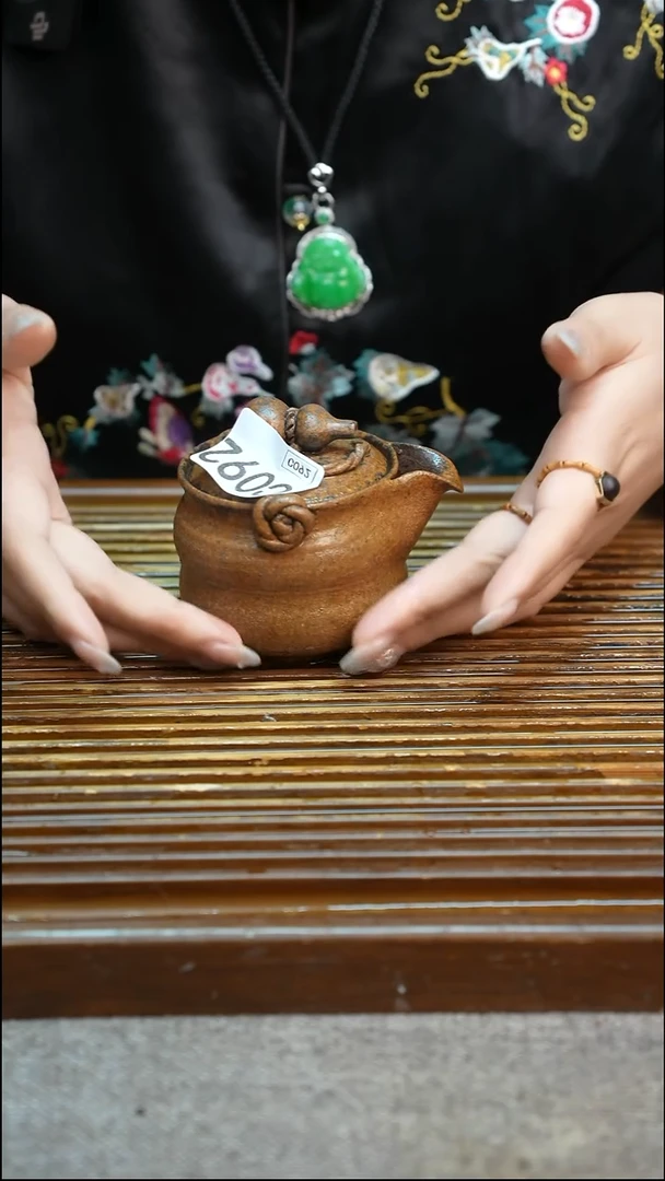 万古烧粗陶手工手做茶具