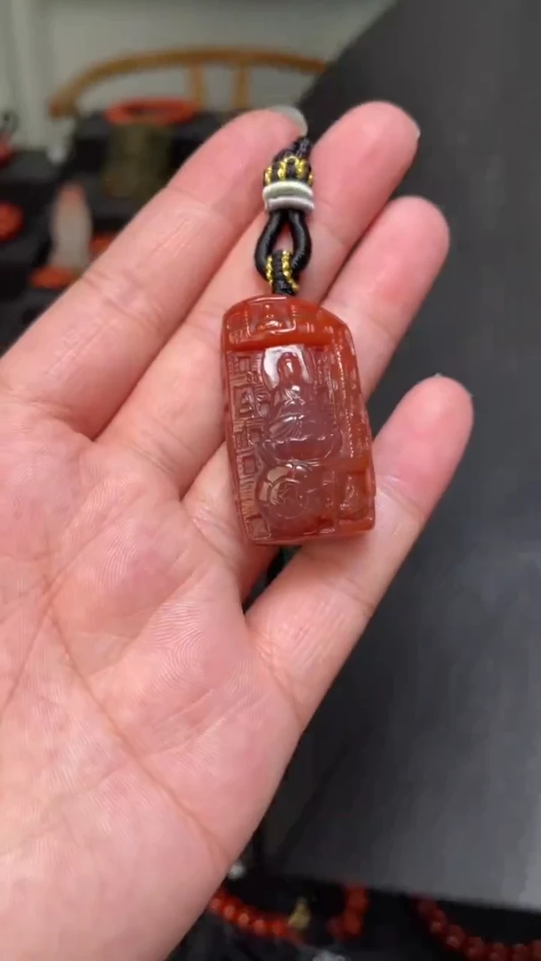 南红玛瑙148未镶嵌吊坠
